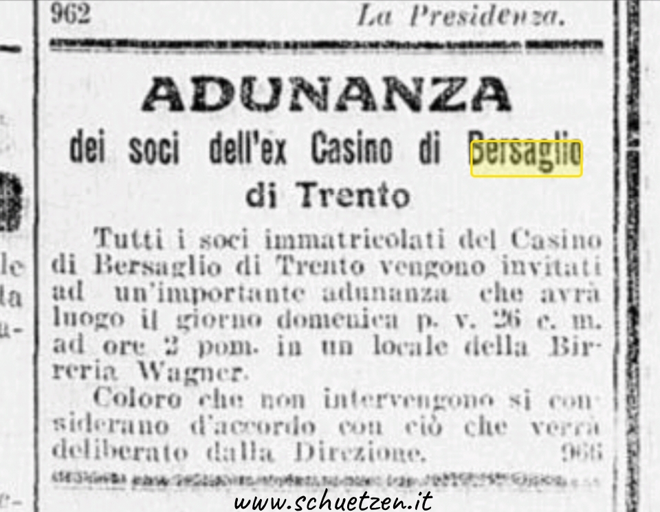 Imperial Regio Casino di Tiro al Bersaglio – Trento