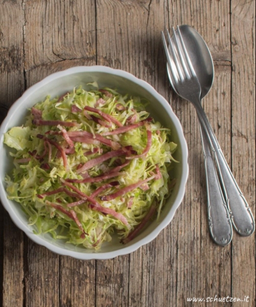 Insalata di cavolo cappuccio con Speck