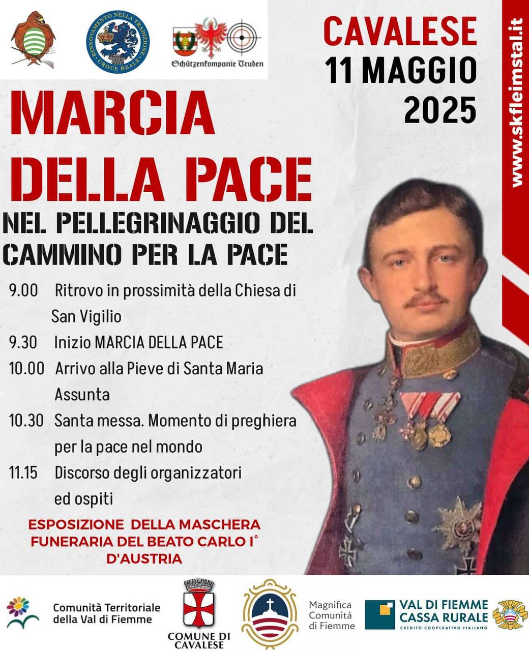 Beato Carlo, marcia per la pace.