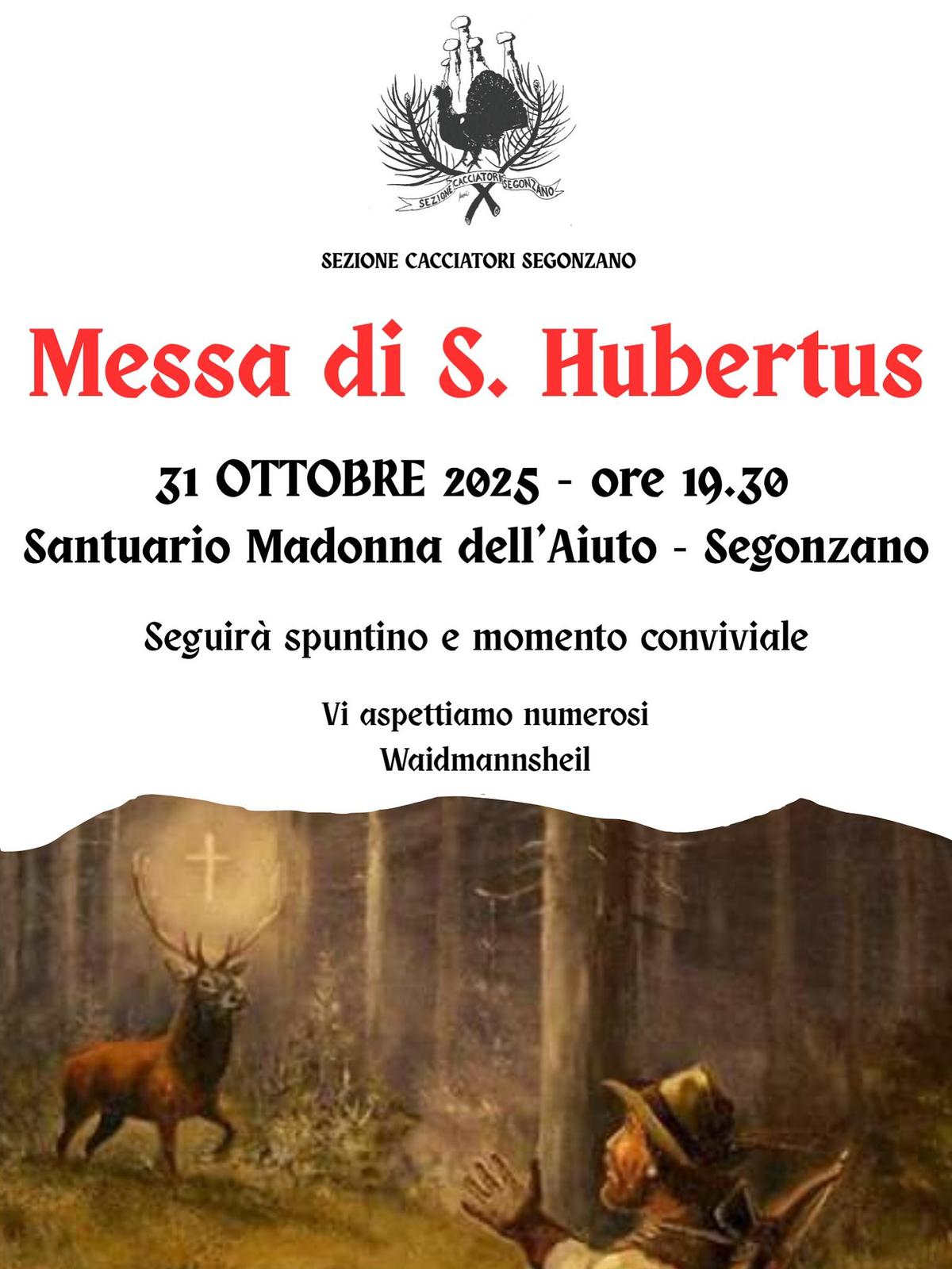 Messa St. Hubertus – Segonzano