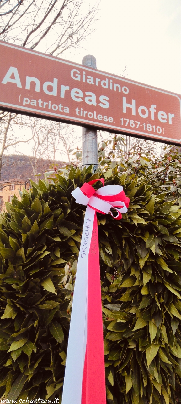 Comemorazión de A.Hofer a Trént – A.Hofer Gedenkfeier in Trient